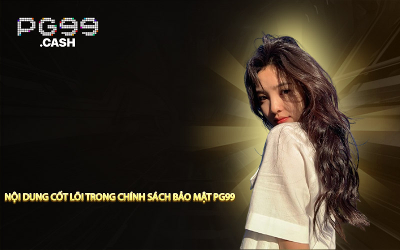 Nội dung cốt lõi trong chính sách bảo mật PG99